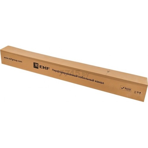 Канал кабельный 25x16мм, 40 метров, Белый PROxima EKF Фото №3