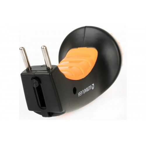 Фонарь светодиодный аккумуляторный Чёрный + Жёлтый, 4 LED, 220В, SLA, Пластик, коробка LED3804 ULTRAFLASH