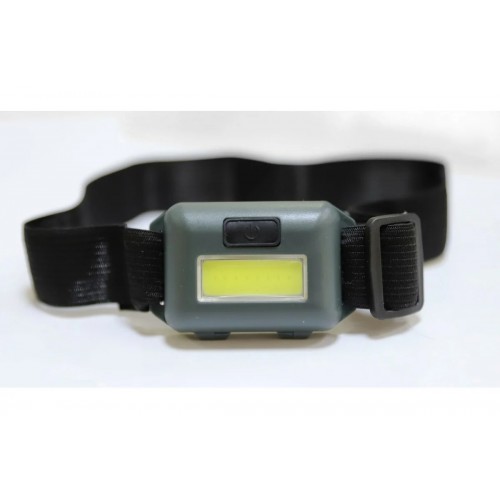 Фонарь светодиодный налобный Чёрный, COB LED, 3xLR03, 3 режима, Пластик, блистер LED5356 ULTRAFLASH Фото №3