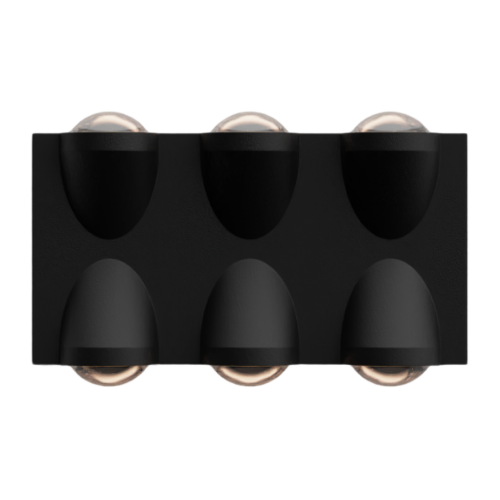 Светильник фасадный светодиодный 6Вт, 3000К, IP54, 480Лм, Черный, 140х80х50мм Apeyron