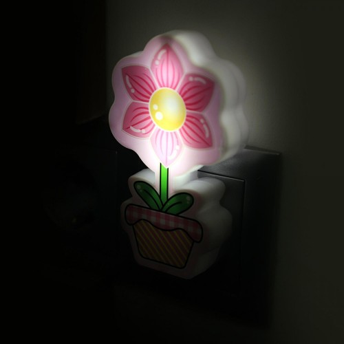 Ночник светодиодный 220В с выключателем "Цветок" NL-231 Camelion Фото №7