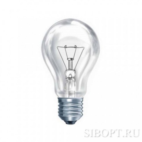 Лампа накаливания груша 230-240В, 60Вт, E27 Б Фото №1