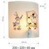 Светильник декоративный настенный  60Вт Е27 220В  плафон стекло, 200х220х65мм APEYRON Фото 3