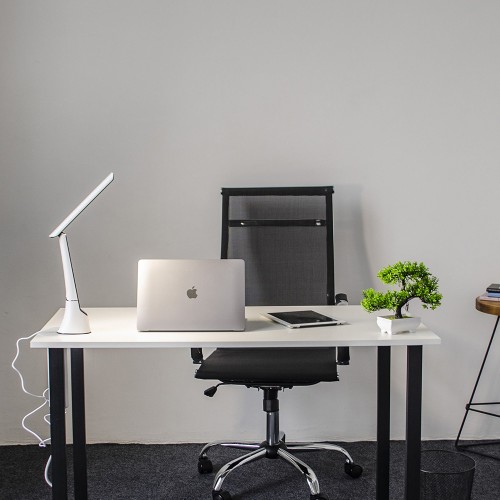 Светильник настольный светодиодный на подставке диммируемый 8Вт, 3000-6000K, 500лм, сенсорный, диммер TLD-564 Uniel