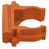 Крепеж-клипса для гофрированной трубы, диаметр 16мм (10шт.) Оранжевая PROxima EKF Фото 2