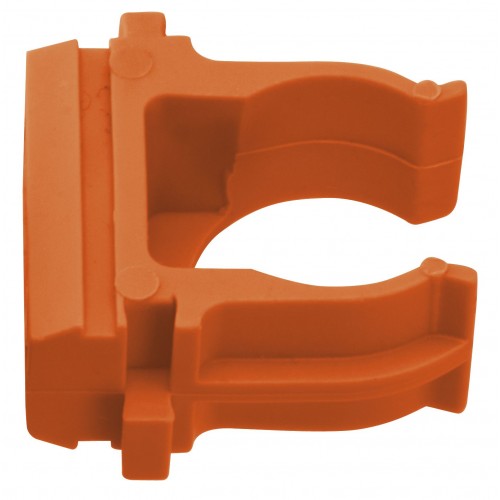 Крепеж-клипса для гофрированной трубы, диаметр 16мм (10шт.) Оранжевая PROxima EKF Фото №2