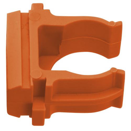 Крепеж-клипса для гофрированной трубы, диаметр 16мм (10шт.) Оранжевая PROxima EKF