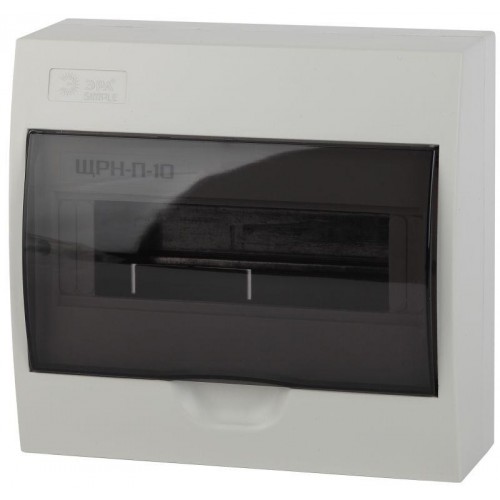 Корпус пластиковый навесной 10 модулей, ЩРН-П-10 IP41 ЭРА SIMPLE