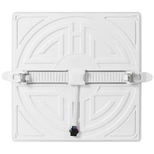 Панель светодиодная встраиваемая безрамочная FLP, 32Вт (24Вт+8Вт), 230В/50Гц, 2720лм, 4000К, IP20, 225х225х21мм, квадрат, 3 режима свечения, регулировка под посадочное отверстие ø55-205мм, алюминиевый корпус Apeyron Фото №2