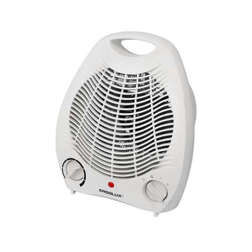 Тепловентилятор 1000/2000Вт, 220В, Белый ELX-FH01-C01 ERGOLUX Фото №1