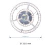 Модуль светодиодный со встроенным драйвером 185-265В 72Вт 4000K 5400лм Ø320мм APEYRON Н