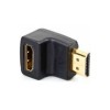 Переходник угловой  гн.HDMI-шт. HDMI GOLD REXANT