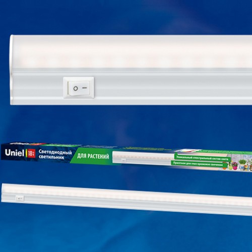 Светильник линейный для растений светодиодный 35Вт, 1150мм, IP40, с выключателем, Белый ULI-P11-35W/SPFR IP40 WHITE Uniel
