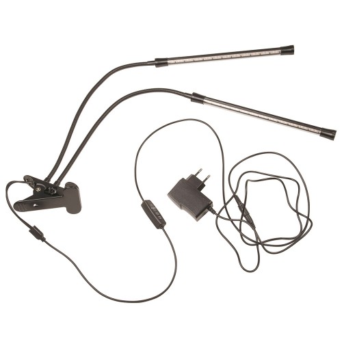 Светильник настольный для растений светодиодный на прищепке 15Вт, 220В, Чёрный ULT-P33-15W/SPSB BLACK Uniel