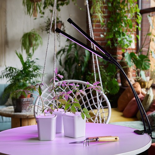 Светильник настольный для растений светодиодный на прищепке 15Вт, 220В, Чёрный ULT-P33-15W/SPSB BLACK Uniel