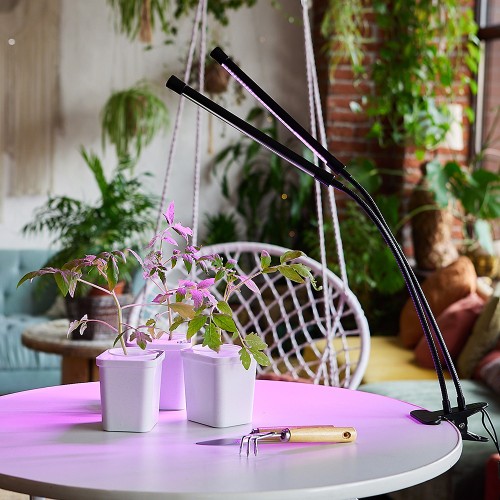 Светильник настольный для растений светодиодный на прищепке 15Вт, 220В, Чёрный ULT-P33-15W/SPSB BLACK Uniel