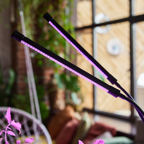 Светильник настольный для растений светодиодный на прищепке 15Вт, 220В, Чёрный ULT-P33-15W/SPSB BLACK Uniel