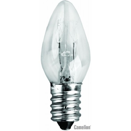 Лампа накаливания прозрачная, 7Вт, E14, T22, для ночника BL-4 DP-704 Camelion