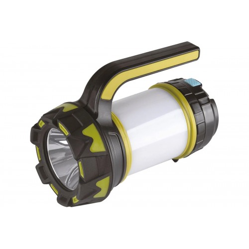 Фонарь светодиодный аккумуляторный многофункциональный Черный+Зеленый, 220В, 5Вт, 4,4Ач, USB2.0, Micro USB, Powerbank, Пластик, коробка LED5124 Camelion