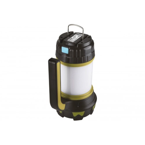 Фонарь светодиодный аккумуляторный многофункциональный Черный+Зеленый, 220В, 5Вт, 4,4Ач, USB2.0, Micro USB, Powerbank, Пластик, коробка LED5124 Camelion