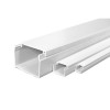 Канал кабельный 60x40мм, с двойнам замком, Белый PLEXUP