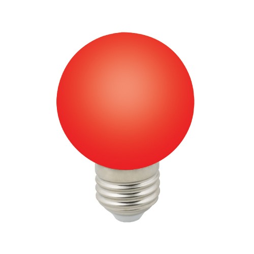 Лампа декоративная светодиодная форма шар 3Вт, G60, E27, Красный, 220В Volpe