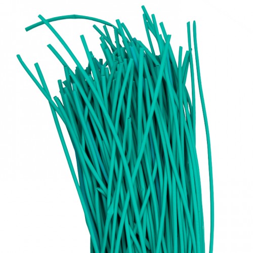 Трубка термоусаживаемая ТУТ 2/1мм Зелёная, в отрезках длиной 1 метр PROxima EKF