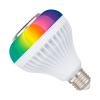 Лампа светодиодная 10Вт, R40, E27, RGB, 220В с Bluetooth динамиком и пультом ДУ REV Ritter