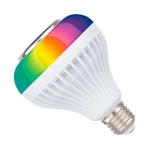 Лампа светодиодная 10Вт, R40, E27, RGB, 220В с Bluetooth динамиком и пультом ДУ REV Ritter Фото №1