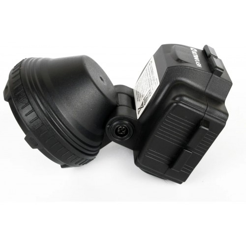 Фонарь светодиодный аккумуляторный налобный Чёрный, 0.5Вт LED, 220В, 2 режима, Пластик, коробка LED5366 ULTRAFLASH Фото №4