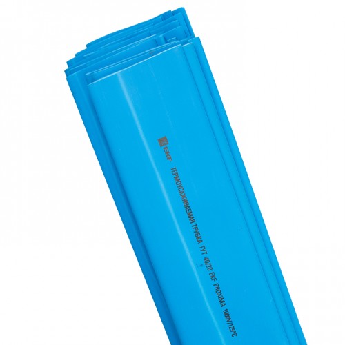 Трубка термоусаживаемая ТУТ 20/10мм Синяя, в отрезках длиной 1 метр PROxima EKF