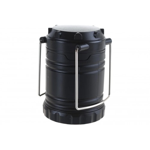 Фонарь светодиодный кемпинговый Чёрный, 3 COB LED, 3xR03, Пластик, коробка LED5632 Camelion