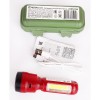 Ultraflash LED53764  (фонарь акк 4В, красн., 2LED, 3 Вт, 2 реж, USB, бокс са)