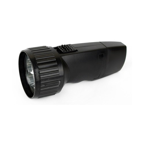 Фонарь светодиодный аккумуляторный Чёрный, 5 LED, 220В, SLA, Пластик, коробка LED3859 ULTRAFLASH