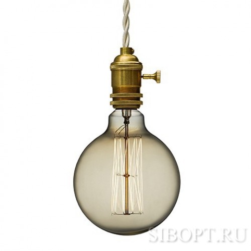 Лампа накаливания винтаж шар Золотая, 60Вт, E27, G125 IL-V-G125-60/GOLDEN/VW01 Vintage Uniel