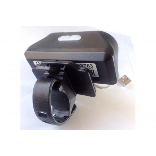 Фонарь светодиодный аккумуляторный налобный черный, 3+3Вт XPE + COB LED, 3,7В, 1 режим, Пластик, бокс LED53763 ULTRAFLASH