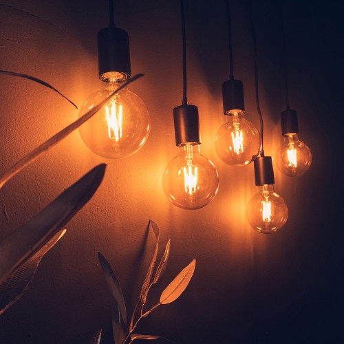 Лампа светодиодная филамент 6Вт, G95, E27, Золотистый, 220В GLV21GO Vintage Uniel