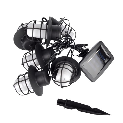 Садовая гирлянда на солнечной батарее "Фонарики". 72 светодиода, Эффект пламени, USL-S-121/PT2500 LANTERNS Uniel