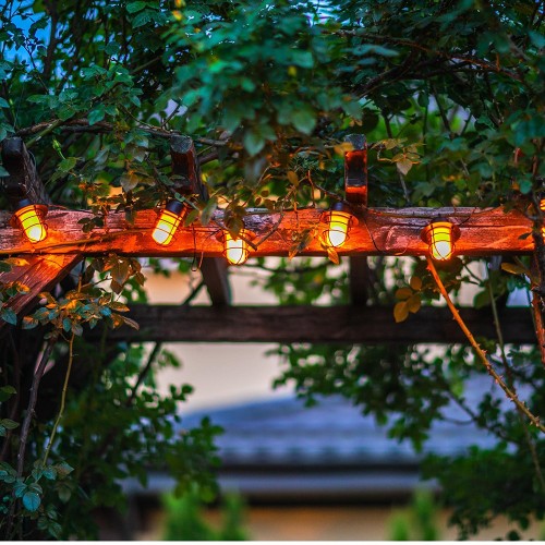 Садовая гирлянда на солнечной батарее "Фонарики". 72 светодиода, Эффект пламени, USL-S-121/PT2500 LANTERNS Uniel