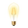 Лампа светодиодная LED-ST64-5W/GOLDEN/E27 GLV22GO Vintage. Форма «конус», золотистая колба. Картон. ТМ Uniel Фото 2