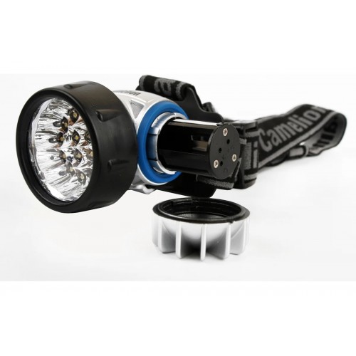 Фонарь светодиодный налобный Металлик, 19LED, 3xR03 в комплекте, 4 режима, Пластик, блистер LED5323-19Mx Camelion