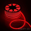 Гибкий светодиодный неон 220В, 8Вт/м, 2835 120 светодиодов/метр, Красный, IP67, ширина 8мм, длина 50 метров ULS-N21 RED Uniel