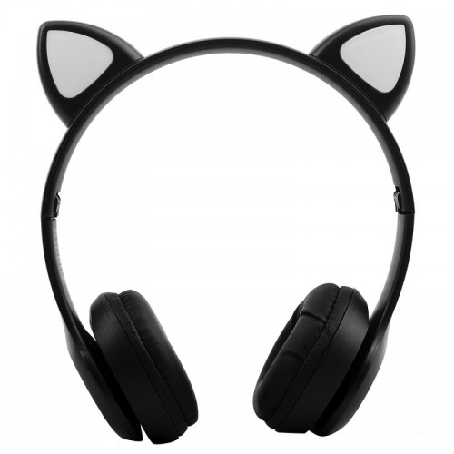 ERGOLUX ELX-BTHP02-C02 (Наушники накладные беспроводные, Ушки, FM, MP3, микрофон, Черные, Коробка)