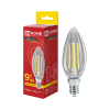 Лампа светодиодная свеча филамент 9Вт, C37-deco, E14, 3000K, 230В deco In Home