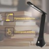 Светильник настольный светодиодный на подставке 8Вт, 6500К, 220В, сенсорный, 3 уровня яркости Черный UF-733 С02 Ultraflash Фото 3