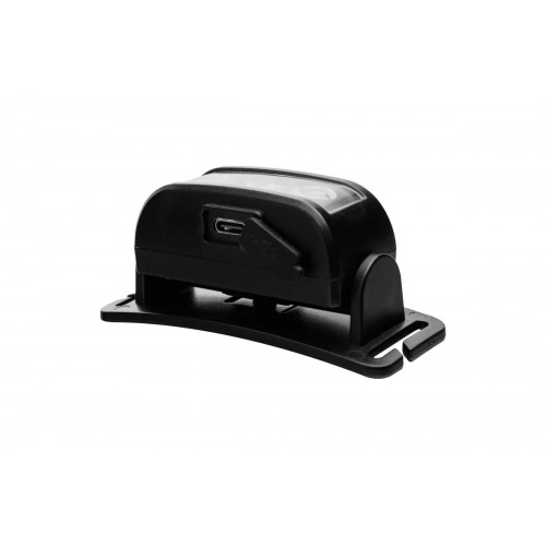 Фонарь светодиодный аккумуляторный налобный Черный 2Вт, 3,7В,XPE+2SMD+красн+син, 6 режима, Type-C, LED53403 Camelion