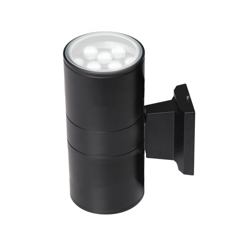 Светильникк фасадный светодиодный 18Вт, 6500K, IP65, Чёрный PWL-245110/24D BL JazzWay Фото №2
