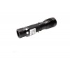 Фонарь светодиодный Чёрный, 1 LED-COB, 4 режима, аккум., фокус луча, USB, Алюминий 5333 UltraFlash Фото 2