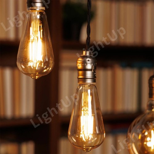 Лампа светодиодная филамент 9Вт, ST64, E27, 3000K, Золотистый, 230В deco gold In Home