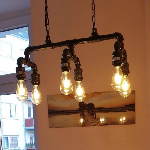 Лампа светодиодная филамент 9Вт, ST64, E27, 3000K, Золотистый, 230В deco gold In Home